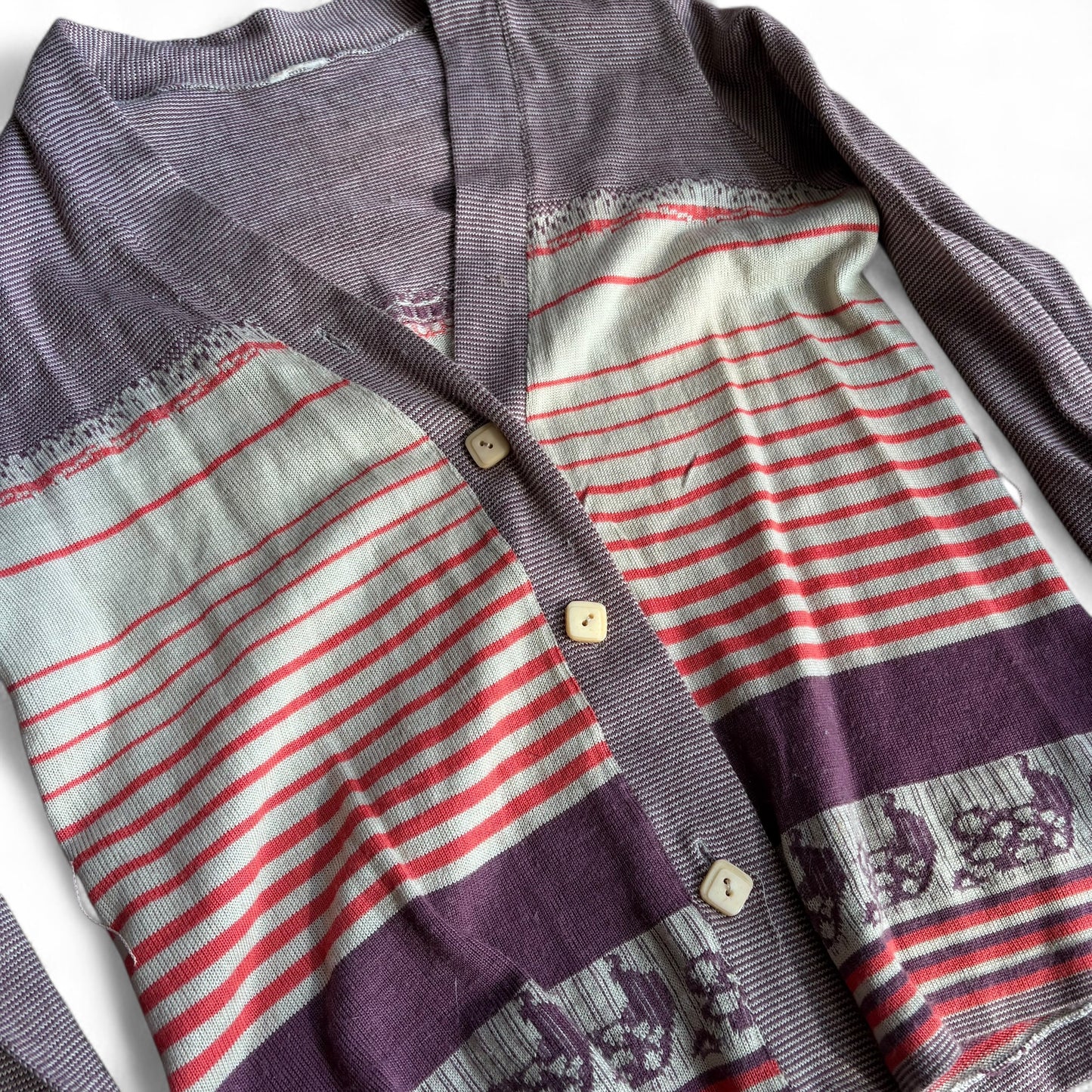 1970s Loomed Cardigan