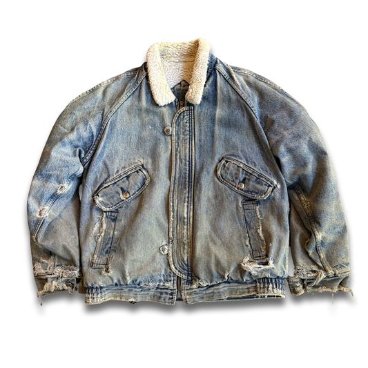 1980s Levi’s Sherpa lined Sports Denim Jacket
