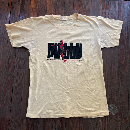 Pale Yellow Ace Soccer Tee
