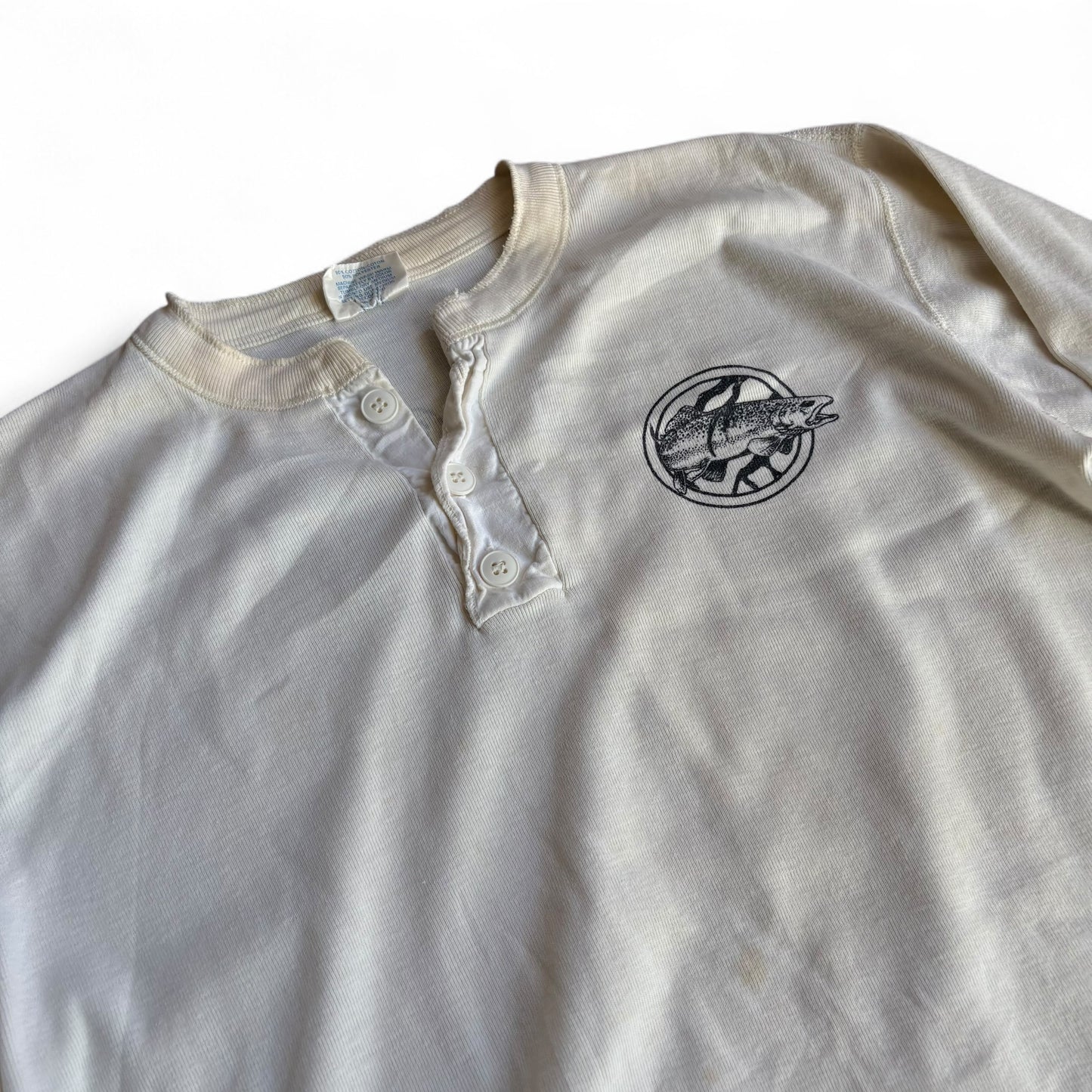 1990s Trout Country Henley