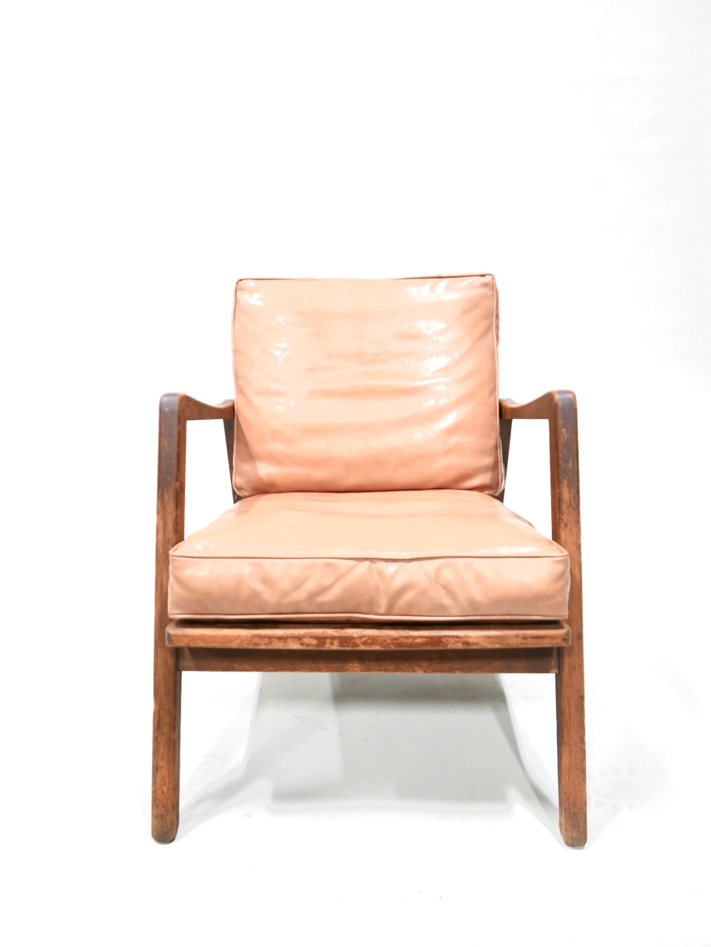 Vintage MCM Leather Accent Chair
