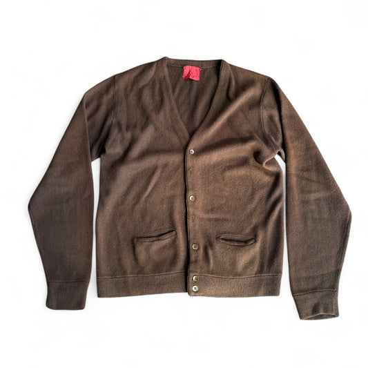 1970s Faded Brown Cardigan