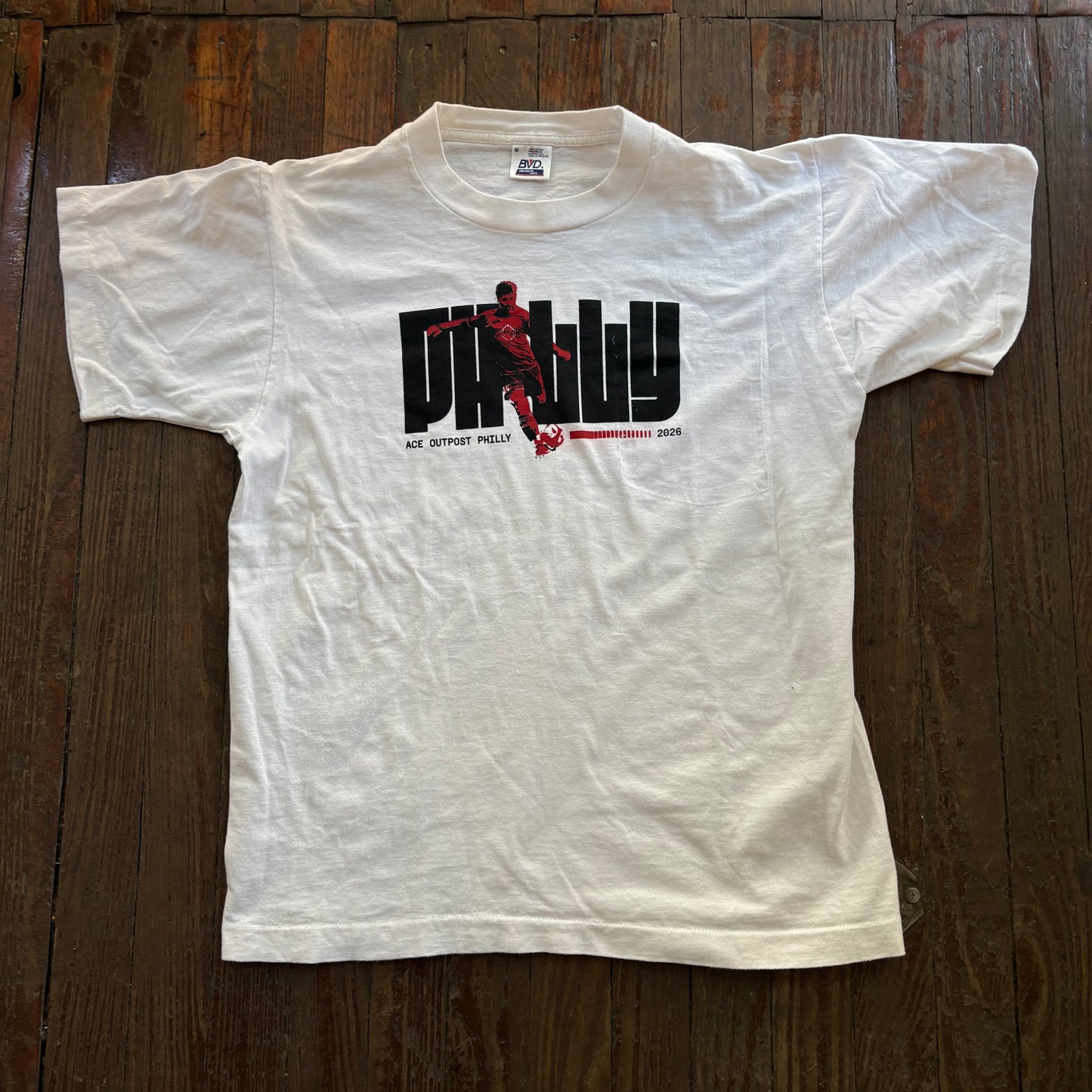 White Ace Soccer Tee