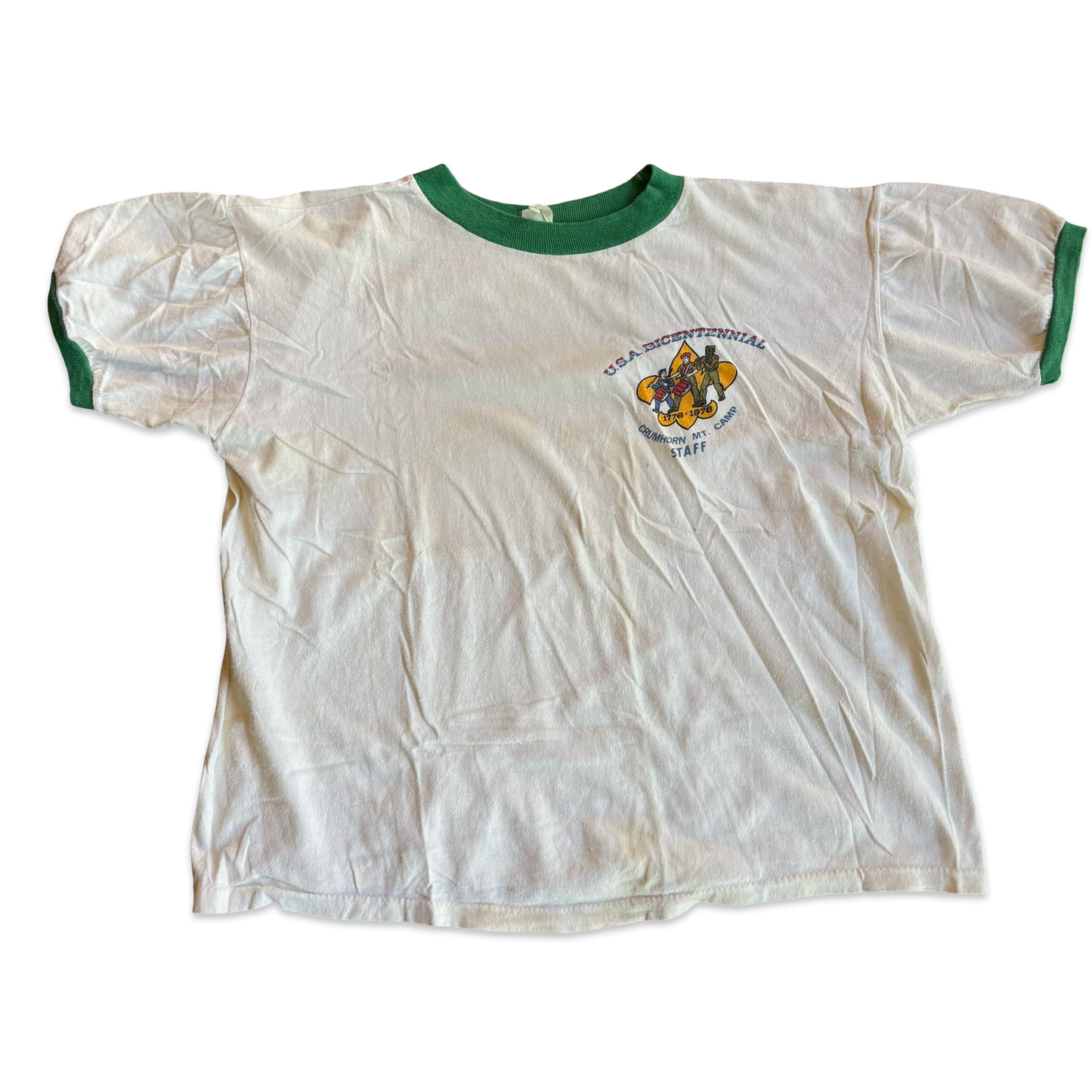 1970s U.S.A Bicentennial Graphic Ringer Tshirt