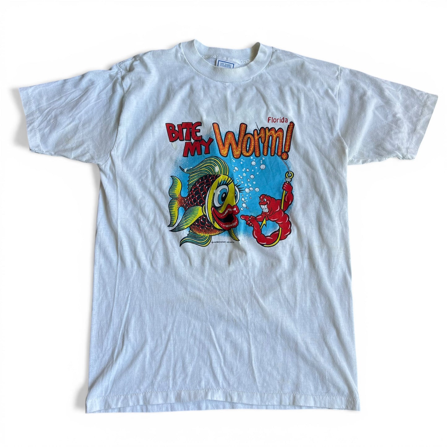 1990s Bite My Worm Florida Tee