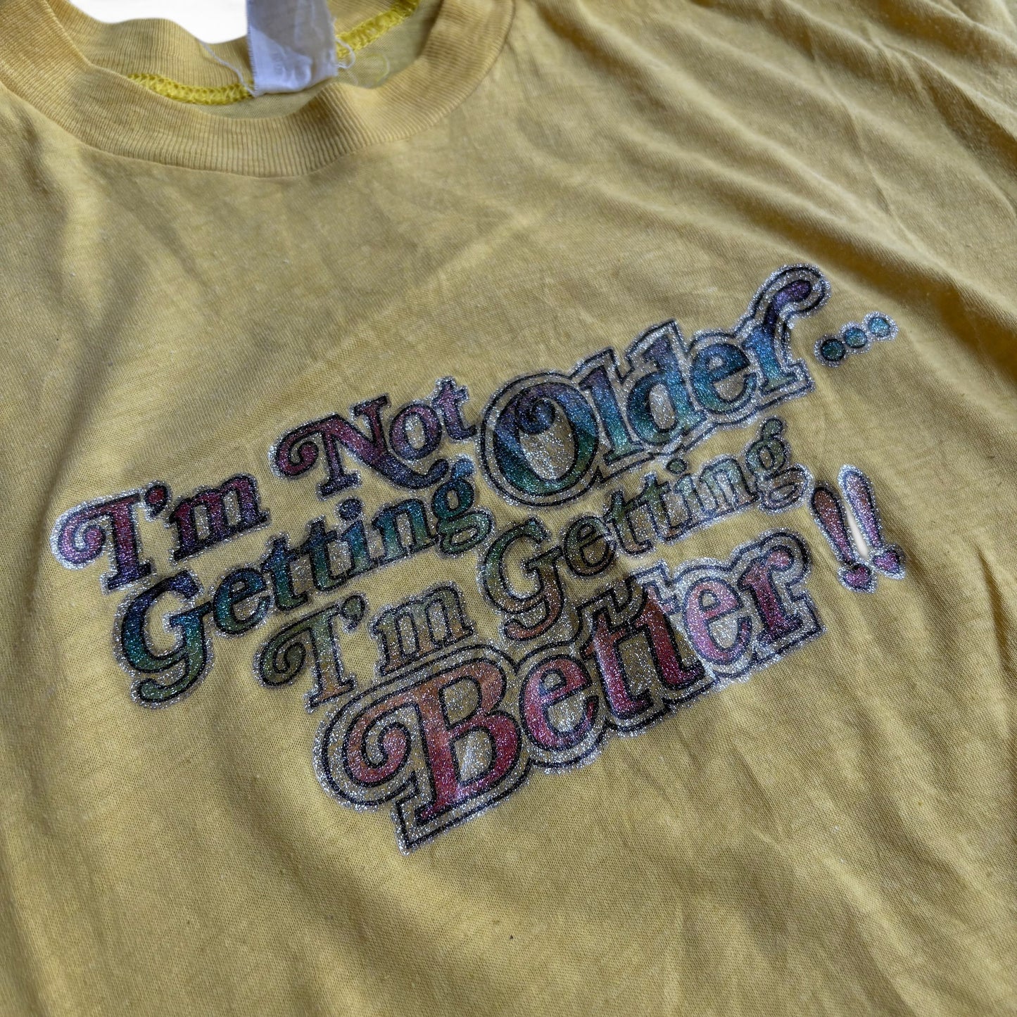 1980s Getting Old Getting Better Tee