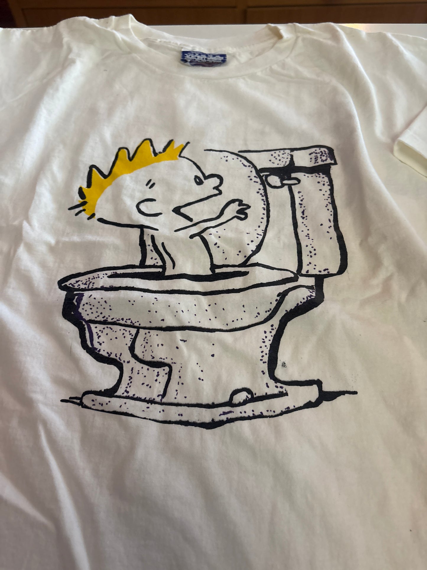 1990s Comic Graphic Toilet Tee