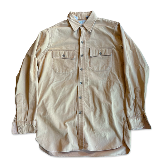 1980s L.L. Bean Creamsicle Orange Button Up