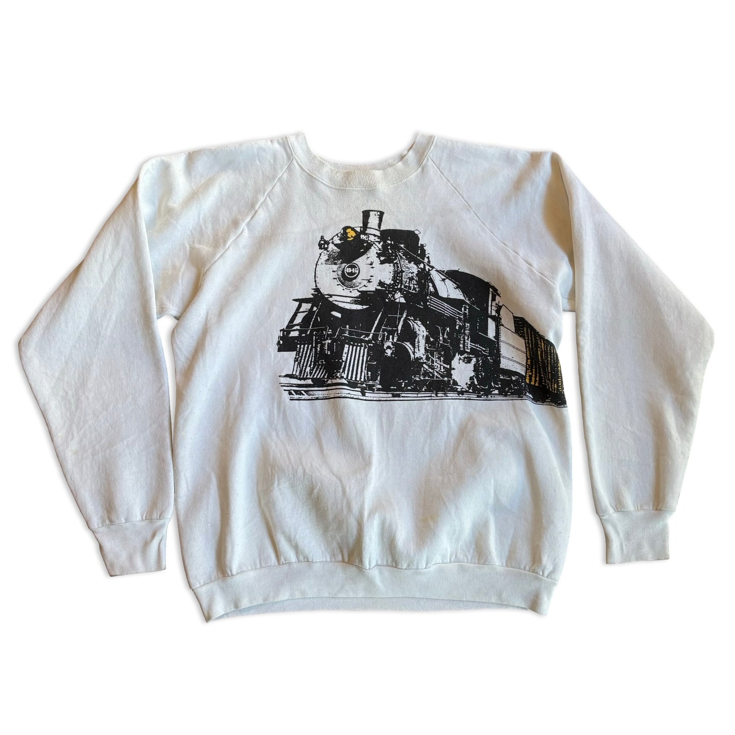 1990s Train Wraparound Graphic Sweatshirt