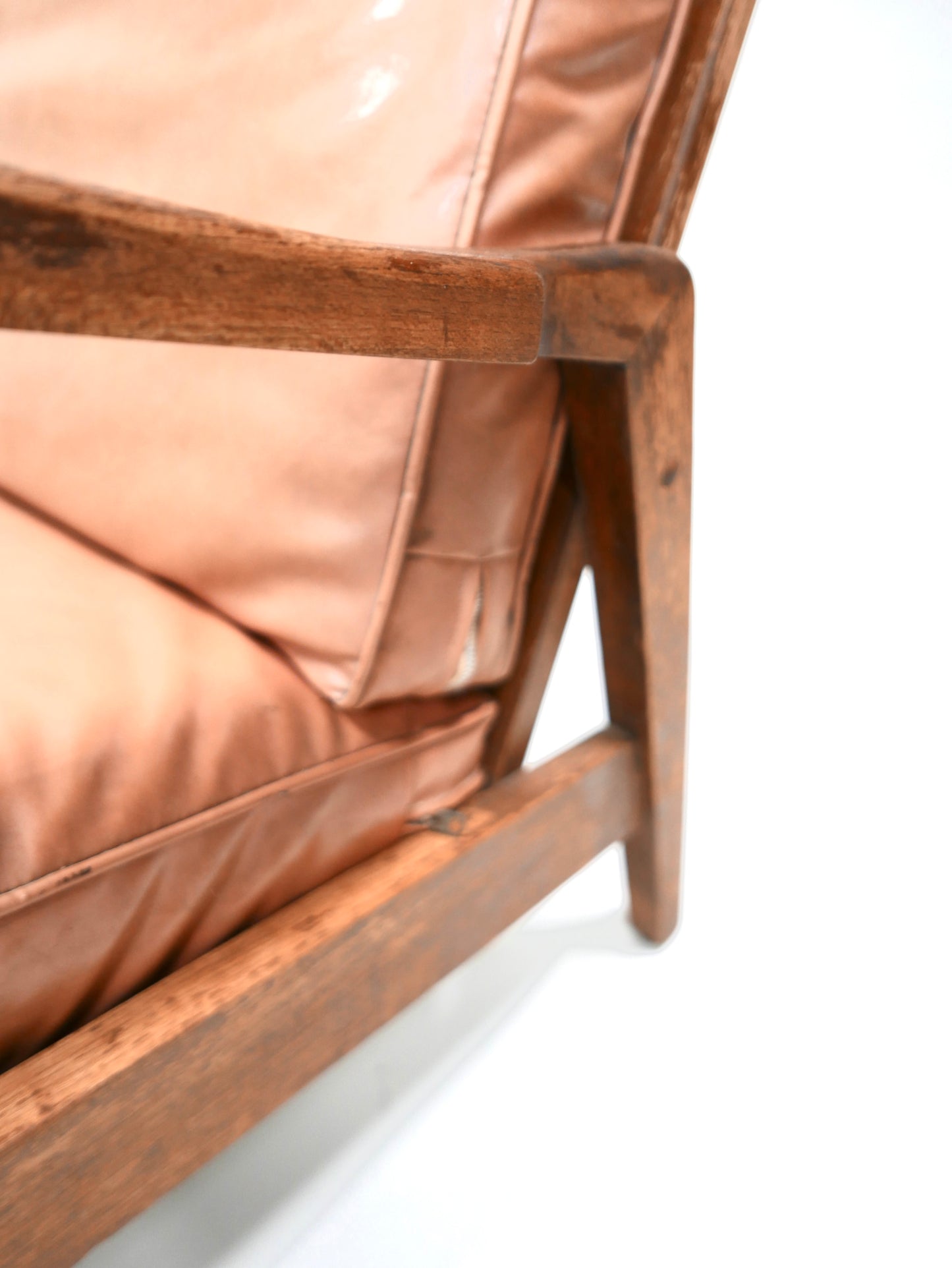 Vintage MCM Leather Accent Chair