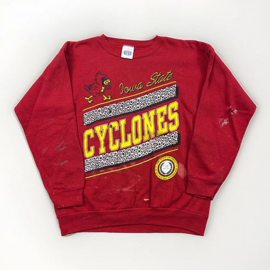 1990’s Iowa State Cyclones Crewneck Sweatshirt Paint Splatter