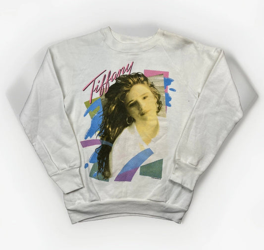 1989 Tiffany Pop Star Music Artist Crewneck Pullover Sweatshirt