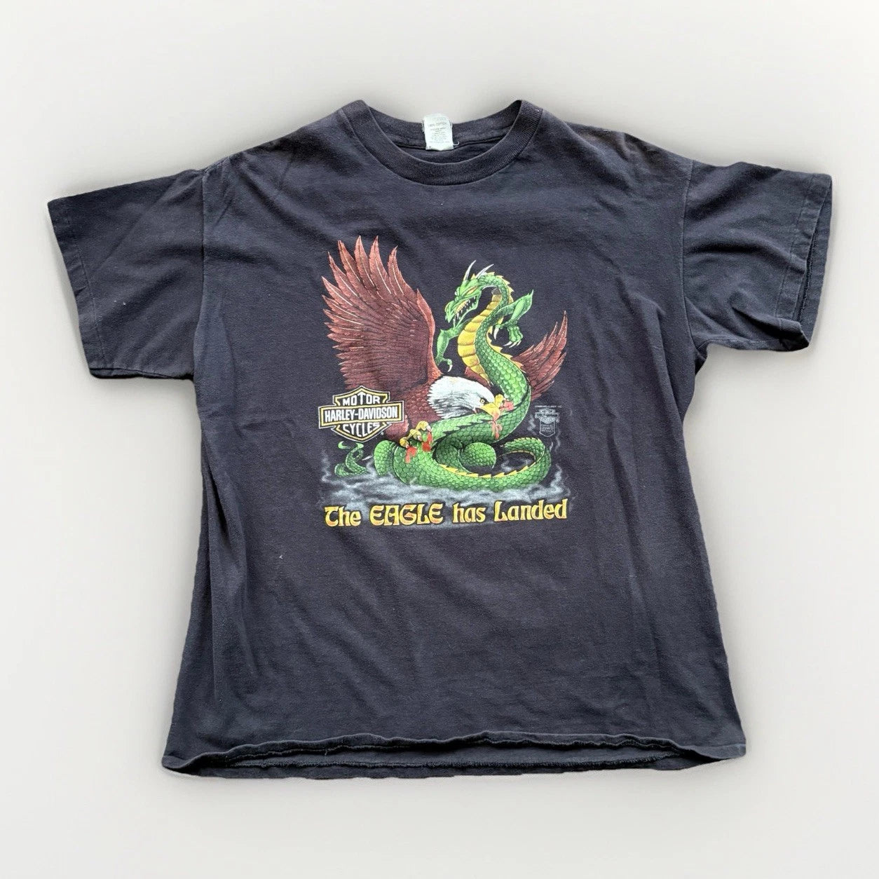 1980's Harley Davidson 3D Emblem T Shirt