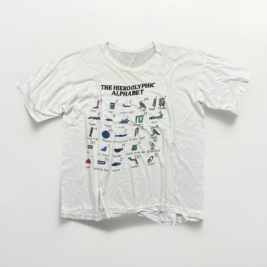 1980’s Hieroglyphic Alphabet T Shirt