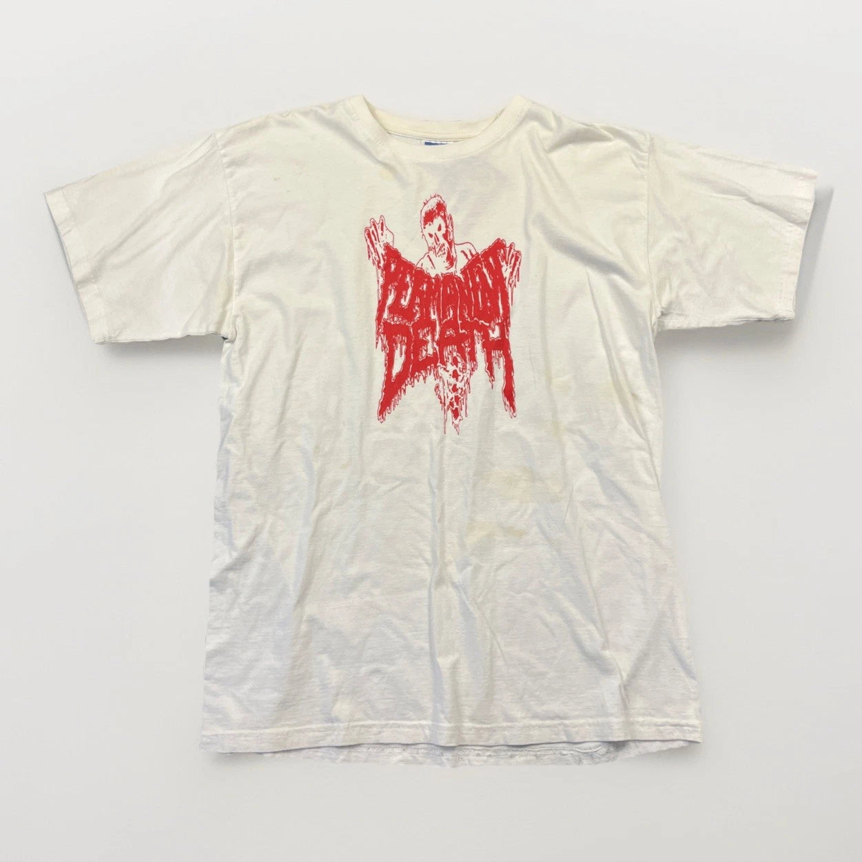 Y2K Permanent Death Noisecore Band Belgium T Shirt