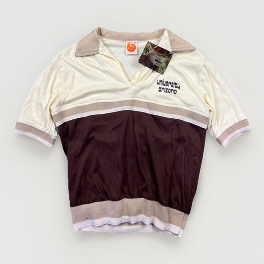 1970’s University Of Arizona V Neck Collared Shirt