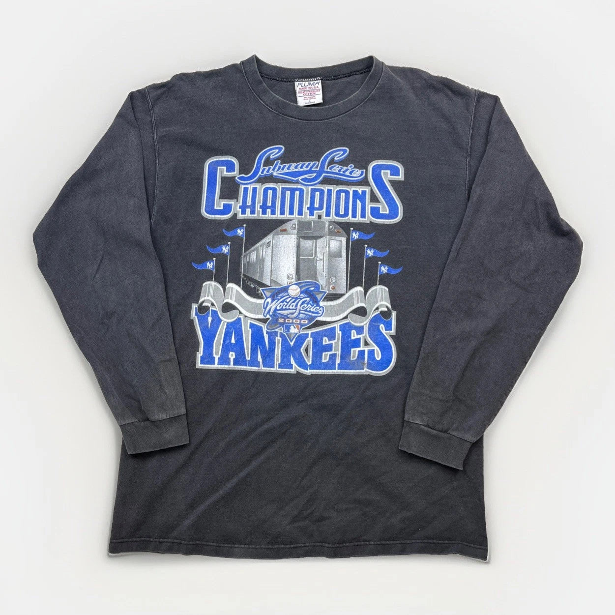 2000 New York Yankees Subway Series Champions L/S T Shirt