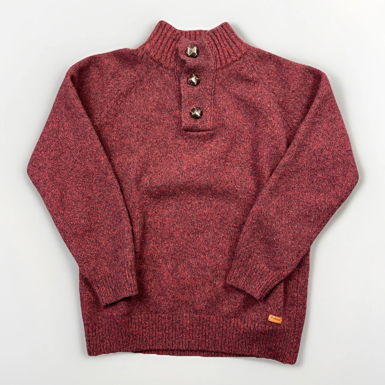 Barbour 1/4 Button Henley Sweater