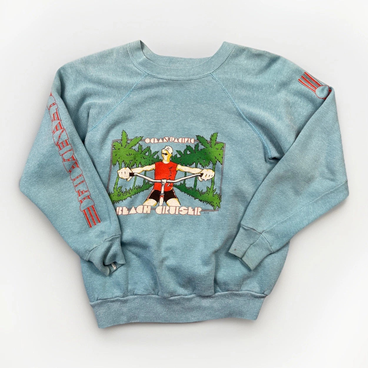 1980’s Ocean Pacific Beach Cruiser Crewneck Sweatshirt