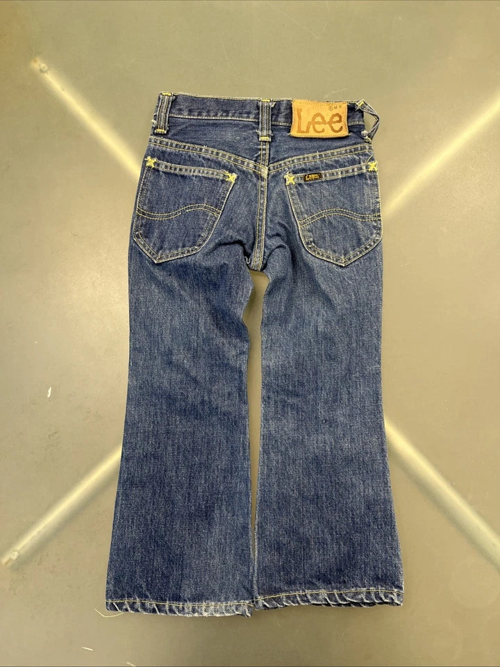 1950’s Kids Lee Dark Wash Denim Flare Jeans